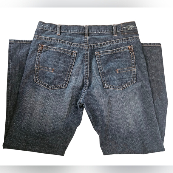 Calvin Klein Blue Denim Bootcut Jeans Men 38x32 - Picture 2 of 7